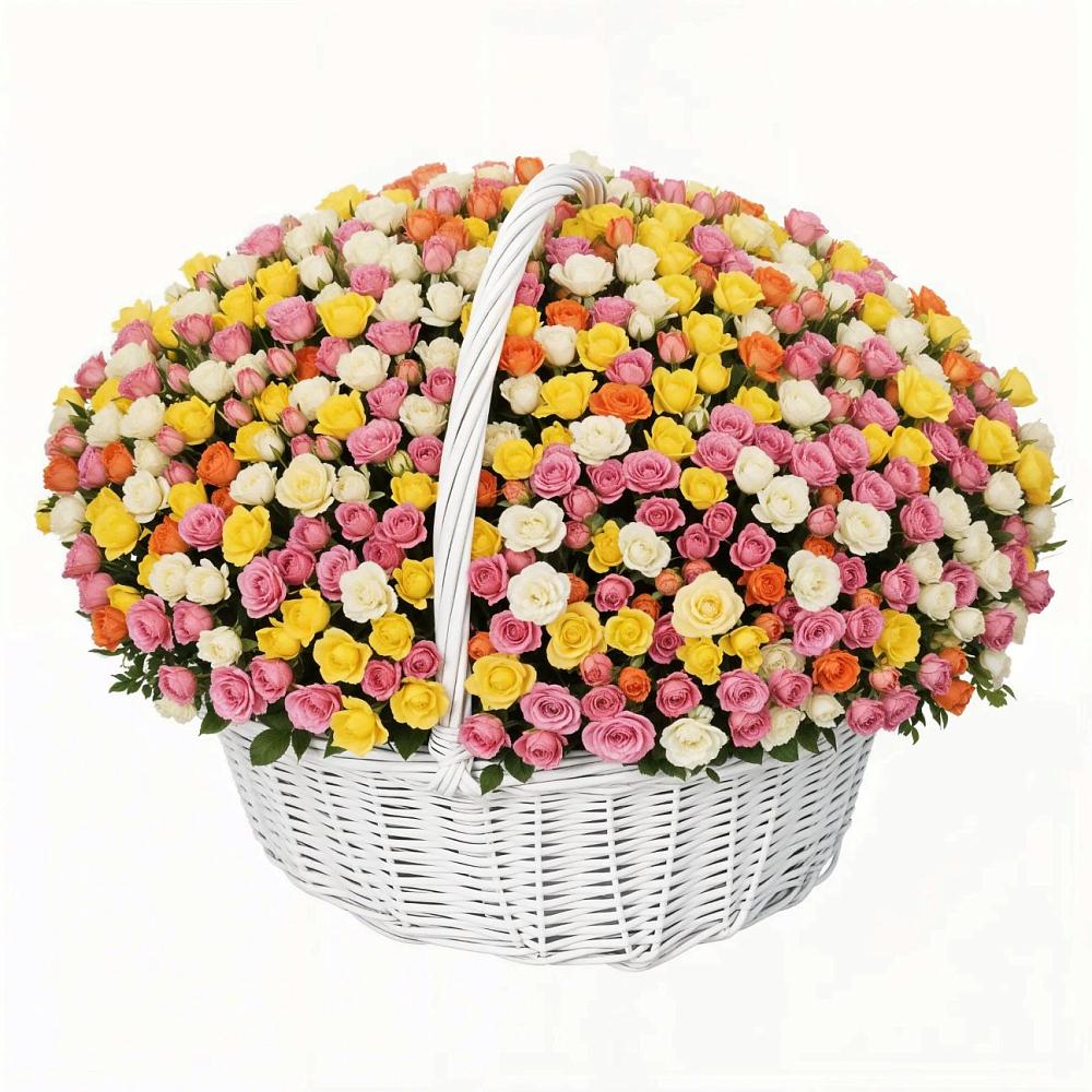 Премиум корзина Кустовых Роз в Искателей Премиум букет из: Розы в Искателей