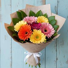 Букет цветов из:  Герберы в Искателей